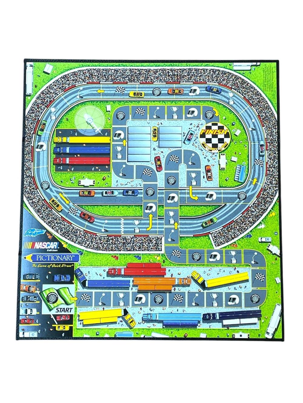 2001 NASCAR Pictionary Board Game Complete Sam Bass Racing - Picture 7 of 9